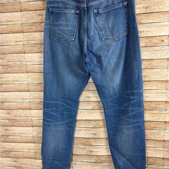 Polo Ralph Lauren The Callen High Rise Slim Jeans southwestern beading boho sz29 - Picture 2 of 8